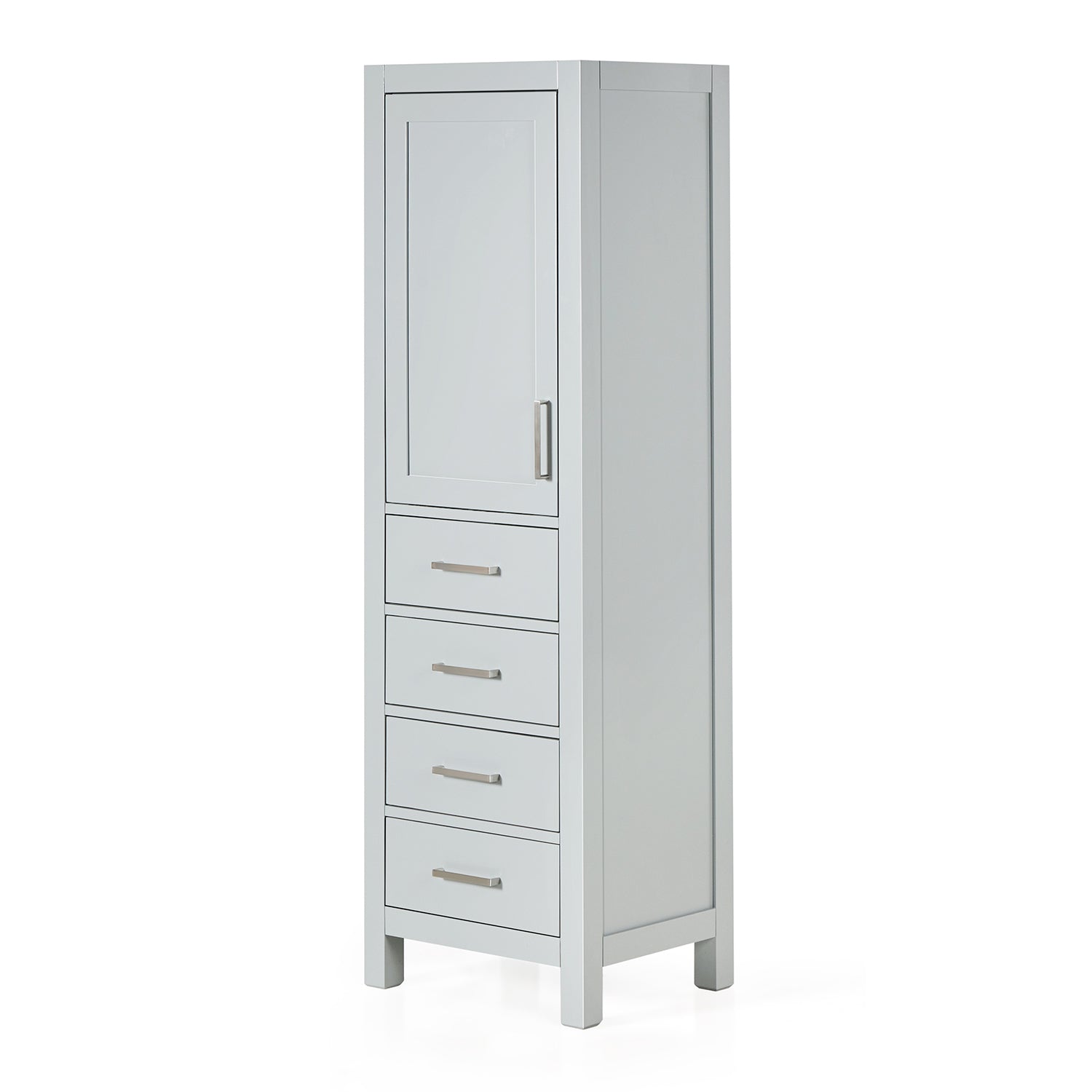 Beckford 2065-inch Grey base cabinet on white back ground side view