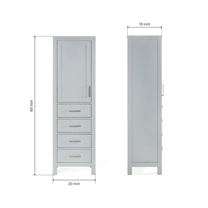 Beckford 2065-inch Grey base cabinet on dimensions