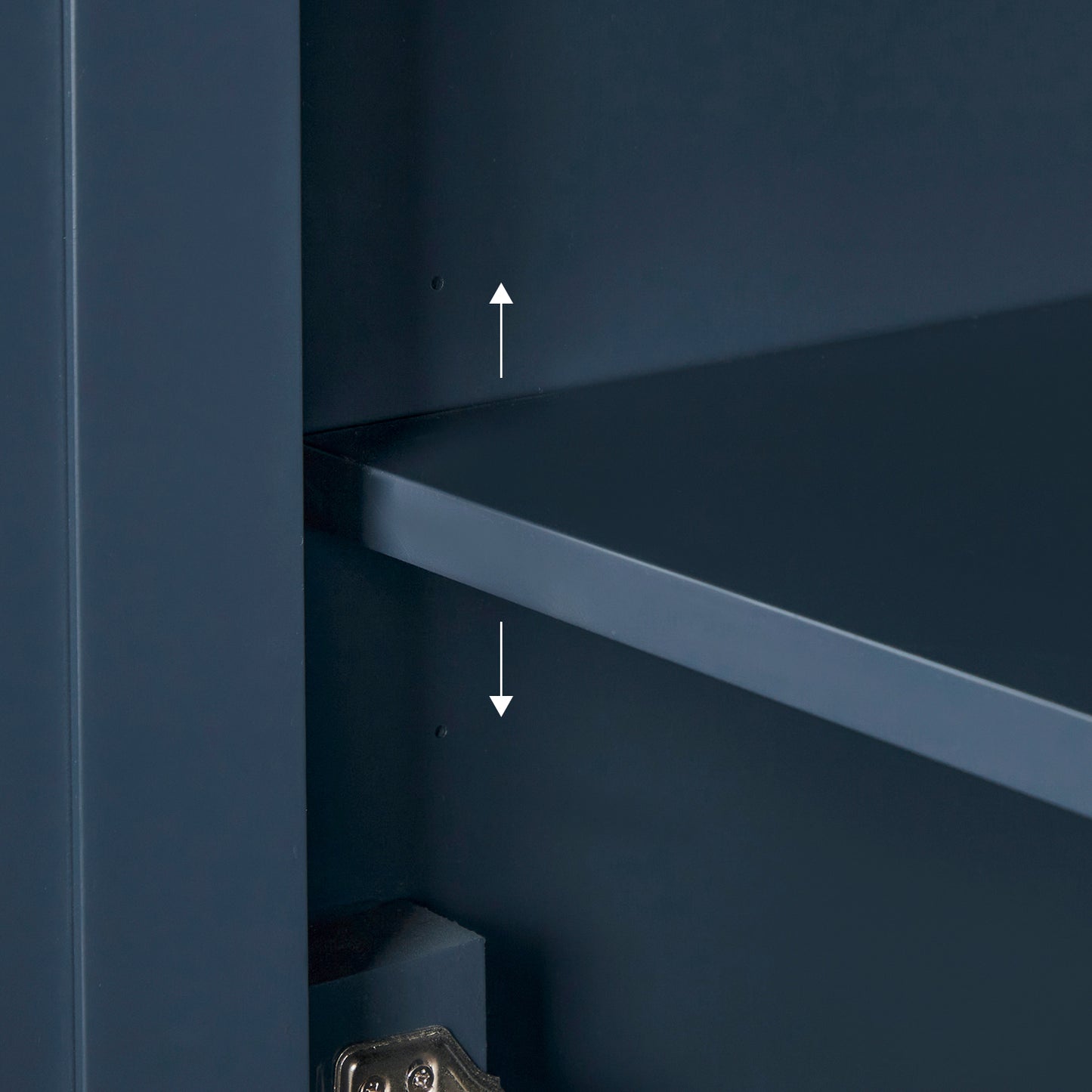 Beckford 2065-inch Midnight Blue base cabinet on detail 1