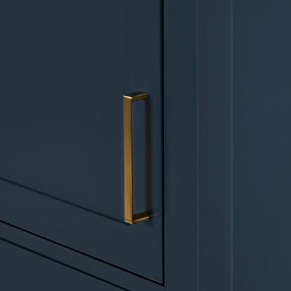Beckford 2065-inch Midnight Blue base cabinet on detail 2