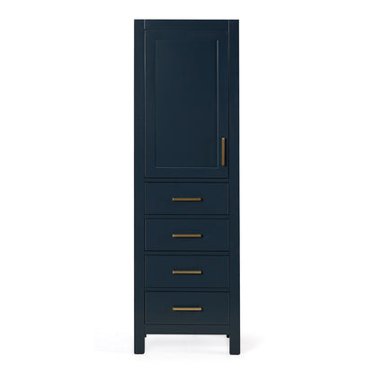 Beckford 2065-inch Midnight Blue base cabinet on white back ground front view main image