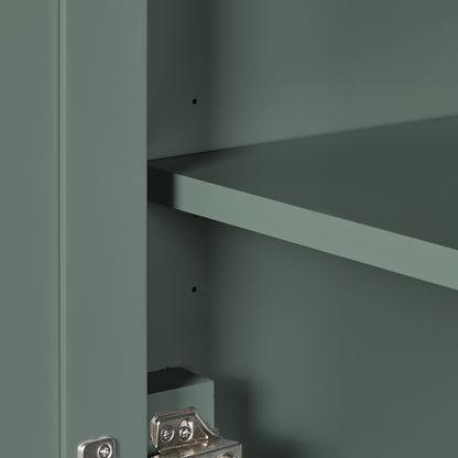 Beckford 2065-inch Vintage Green base cabinet on detail 2