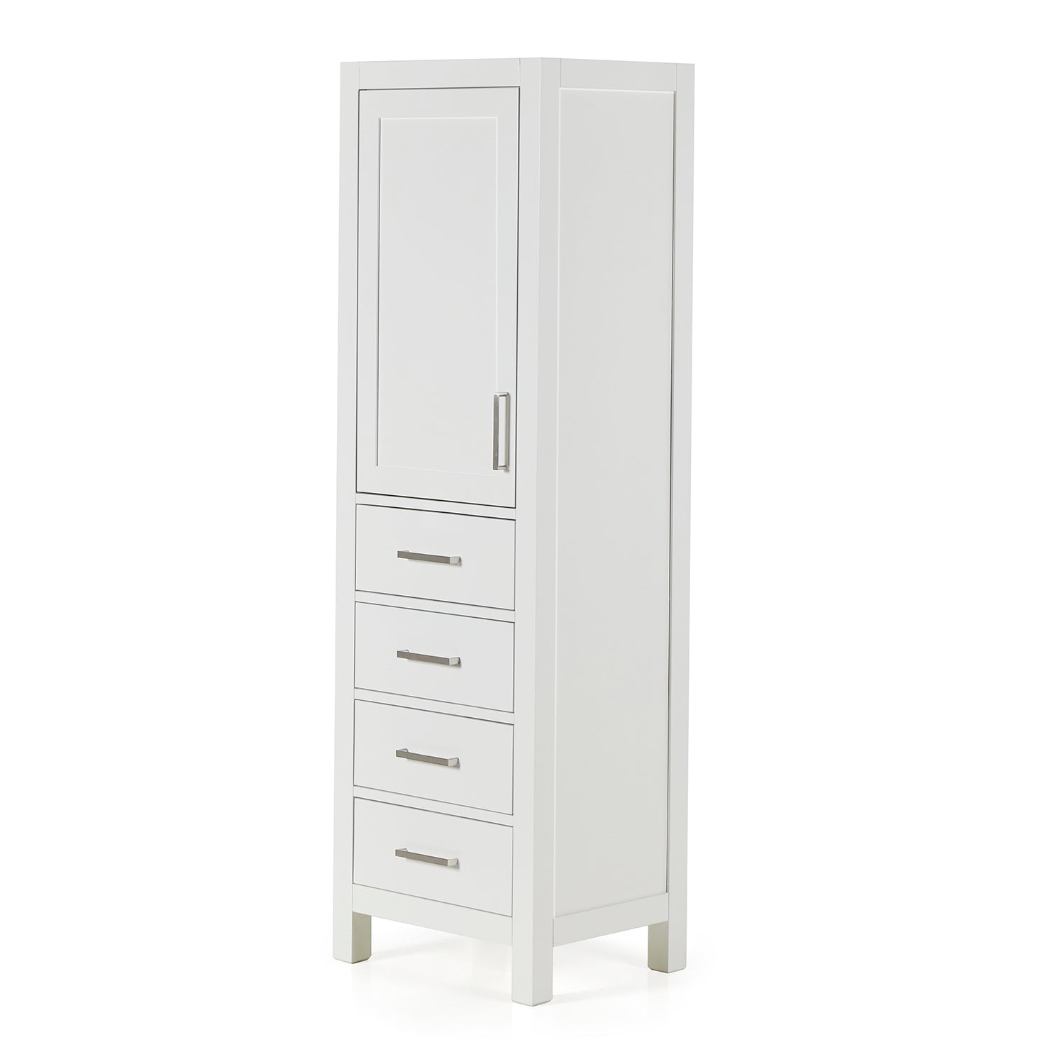 Beckford 2065-inch White base cabinet on white back ground side view