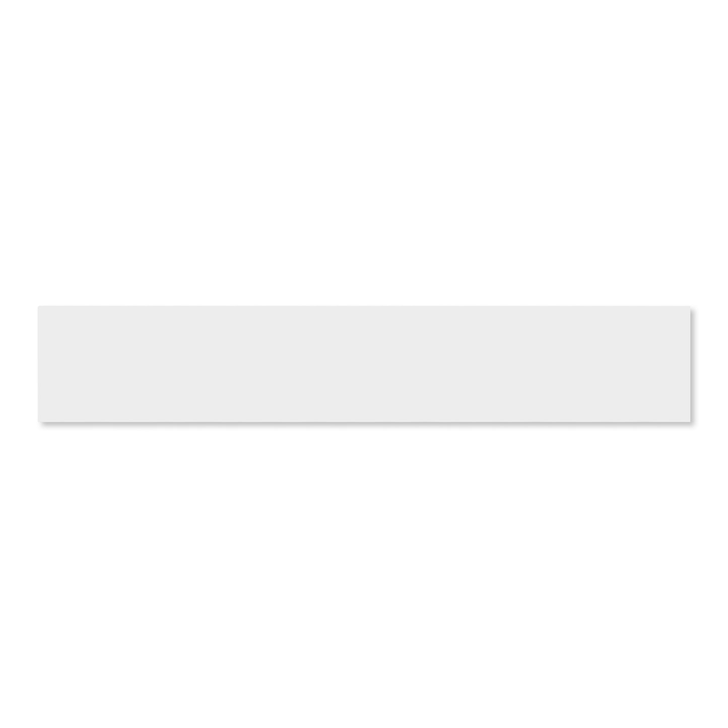 DKB 21.2"x4" Pure White Quartz Sidesplash for Vanity, Clean & Contemporary Style
