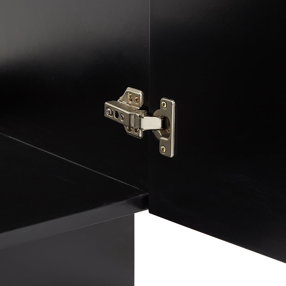 Bradford 30-inch Black base cabinet on white back ground top down