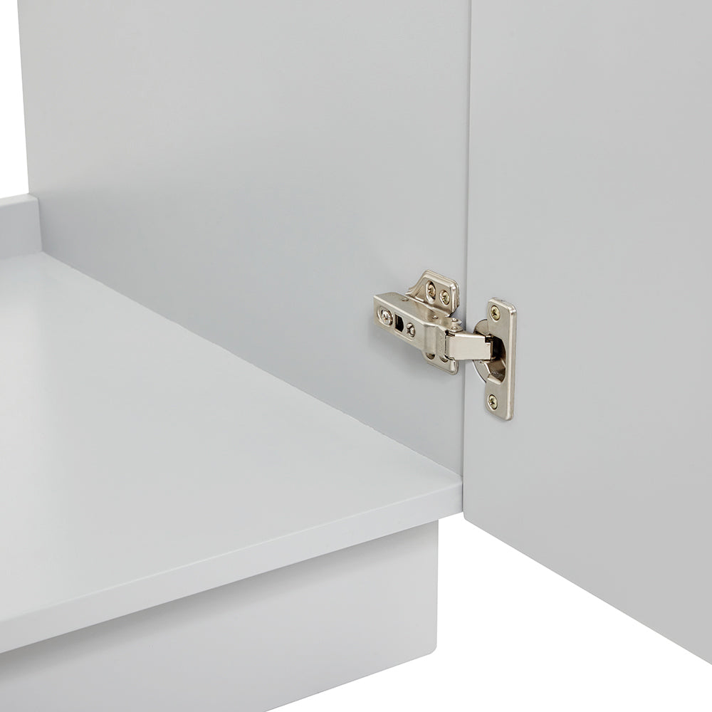 Bradford 30-inch Grey base cabinet on detail 1
