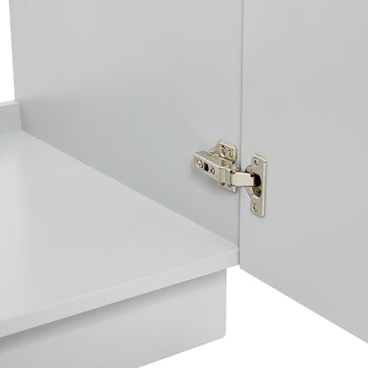 Bradford 30-inch Grey base cabinet on detail 1