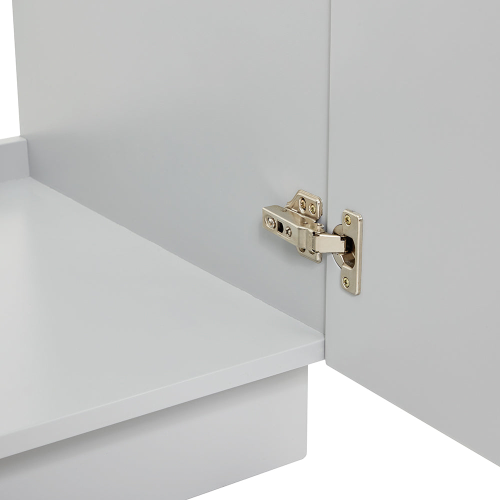 Bradford 30-Inch Grey bathroom vanity on white background – product photo 4