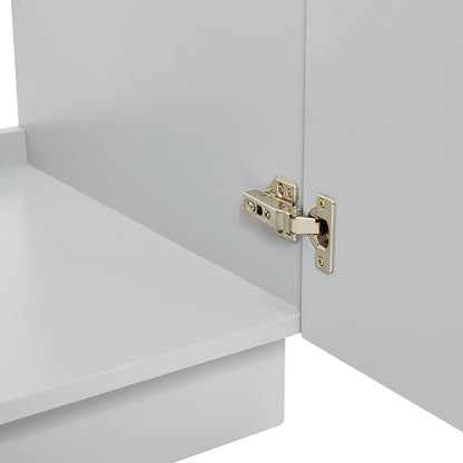 Bradford 30-Inch Grey bathroom vanity on white background – product photo 4