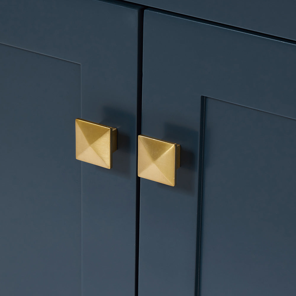 Bradford 36-inch Midnight Blue base cabinet on detail 2
