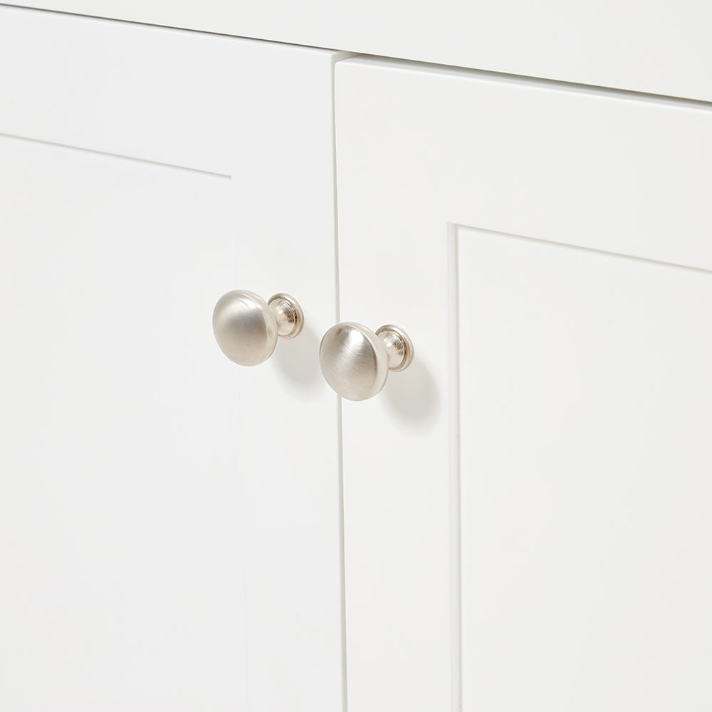 Bradford 36-inch White base cabinet on detail 2