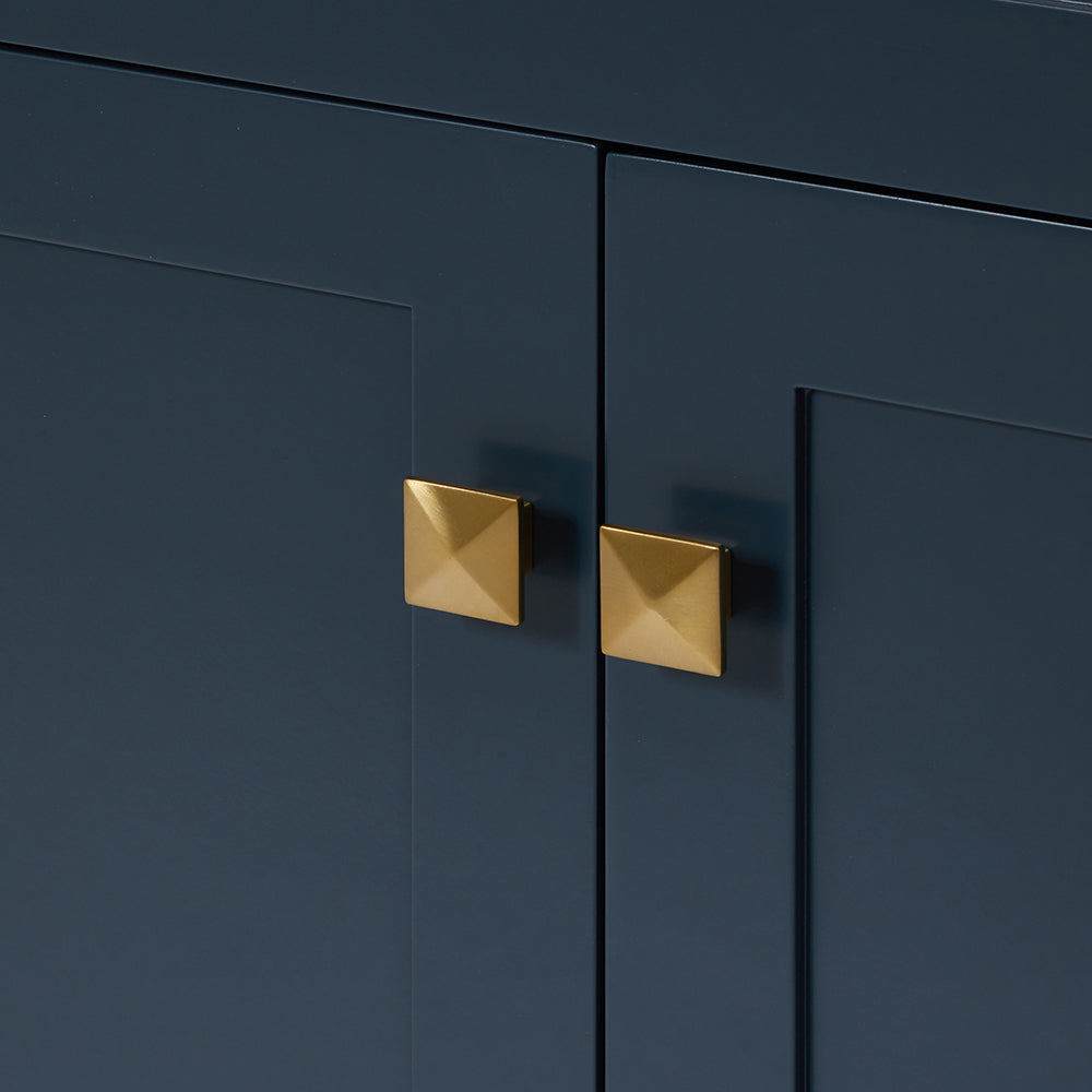 Bradford 36-inch Midnight Blue base cabinet on detail 3