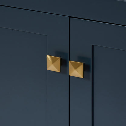 Bradford 36-inch Midnight Blue base cabinet on detail 3