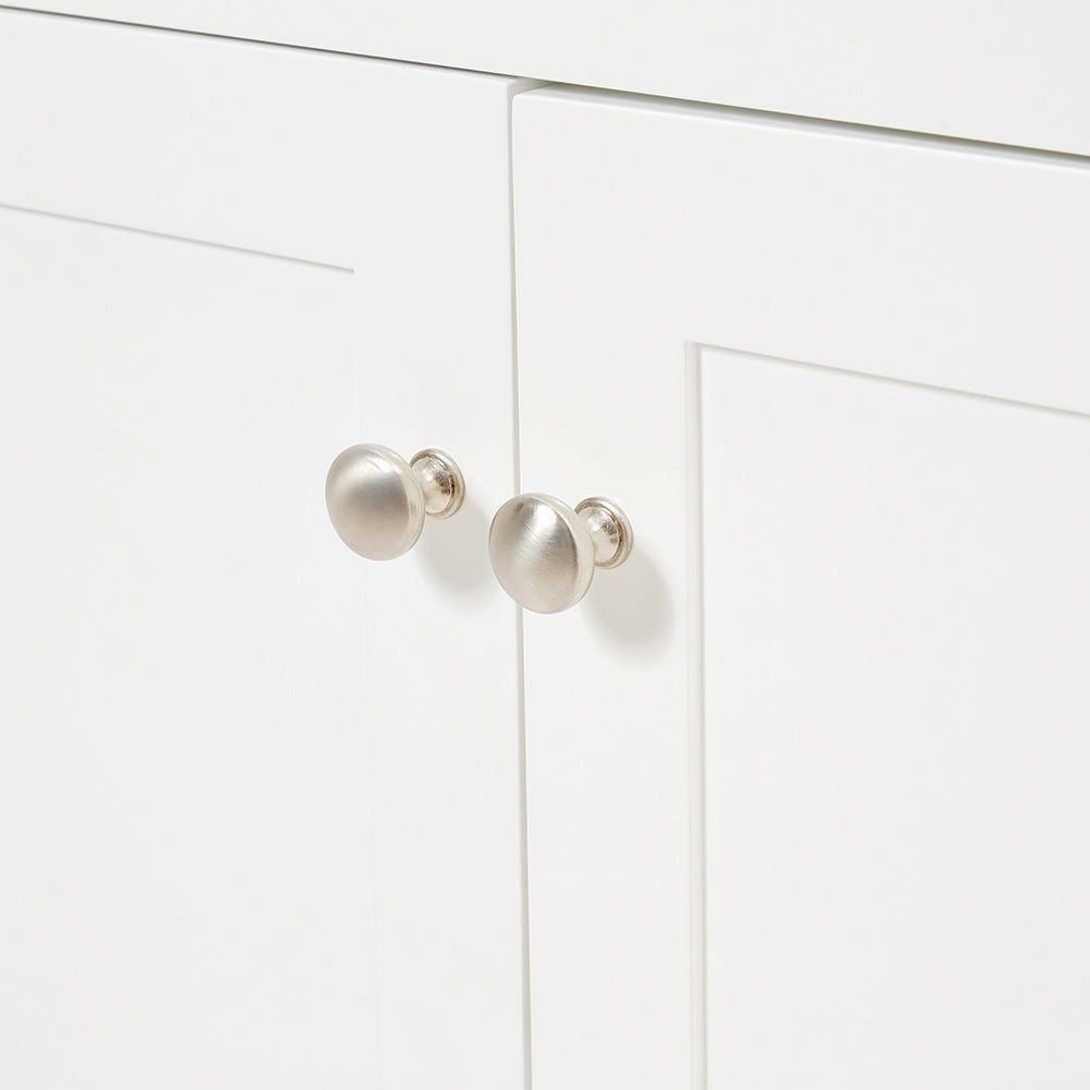 Bradford 36-inch White base cabinet on detail 2
