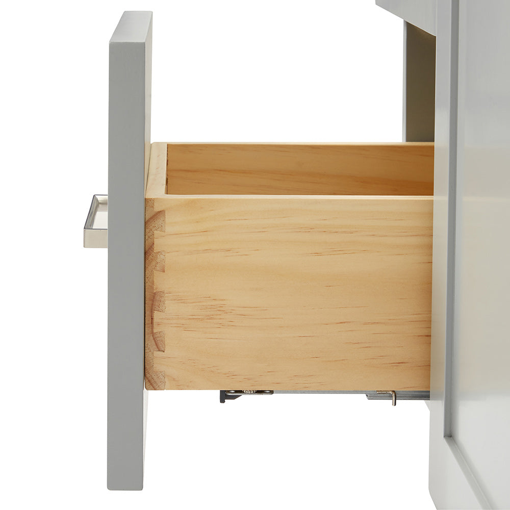 Bradford 36-Inch Grey bathroom vanity on white background – product photo 3