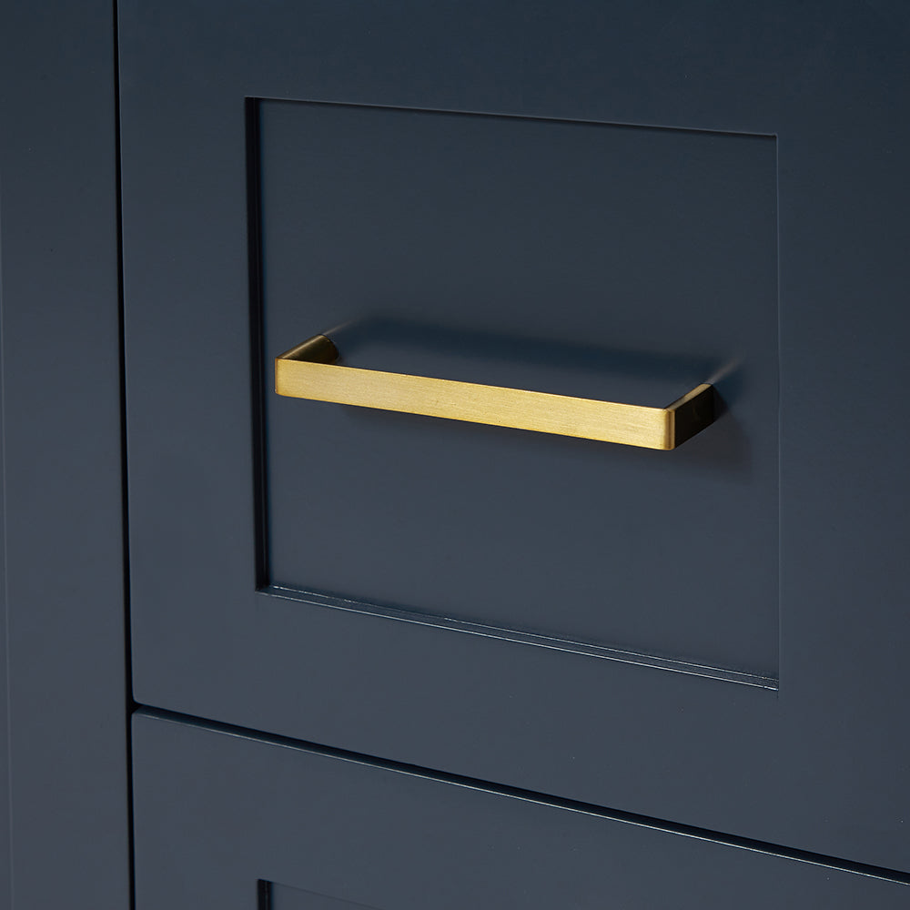 Bradford 42-inch Midnight Blue base cabinet on detail 2