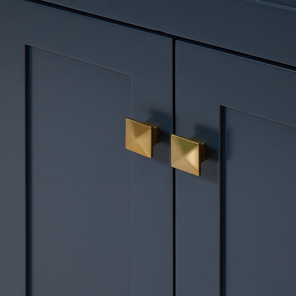 Bradford 42-inch Midnight Blue base cabinet on detail 3
