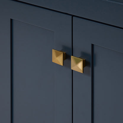Bradford 42-inch Midnight Blue base cabinet on detail 3
