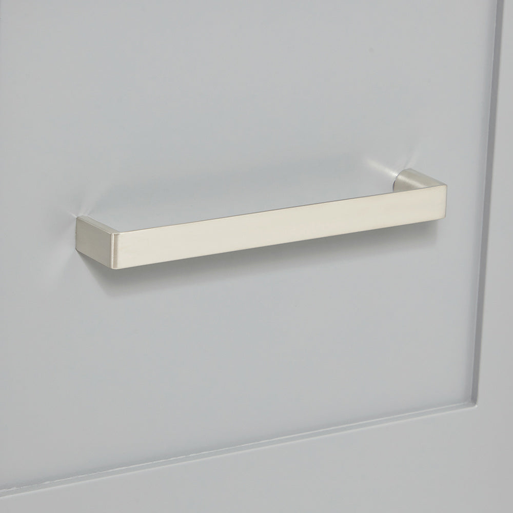 Bradford 42-inch Grey base cabinet on detail 3