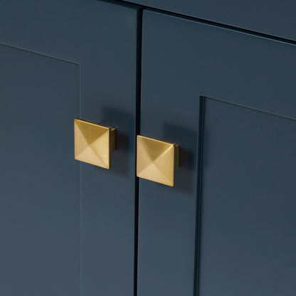Bradford 42-inch Midnight Blue base cabinet on detail 1