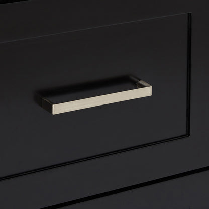 Bradford 42-inch Black base cabinet on detail 2