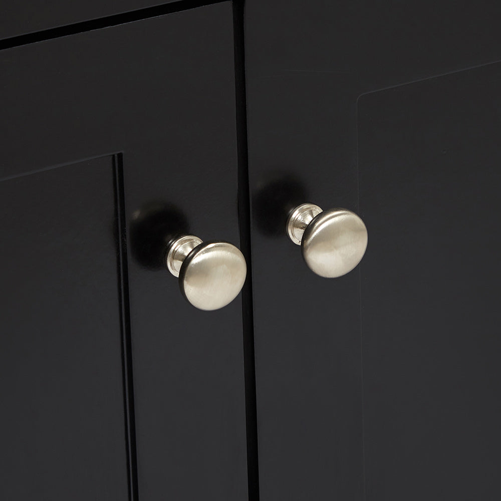 Bradford 42-inch Black base cabinet on detail 3