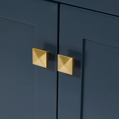 Bradford 42-inch Midnight Blue base cabinet on detail 2