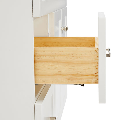 Bradford 42-inch White base cabinet on detail 1
