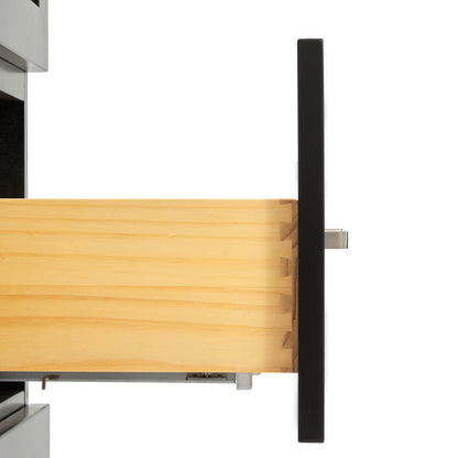 Bradford 42-Inch Black bathroom vanity on white background – product photo 3