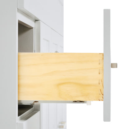 Bradford 42-Inch Grey bathroom vanity on white background – product photo 3