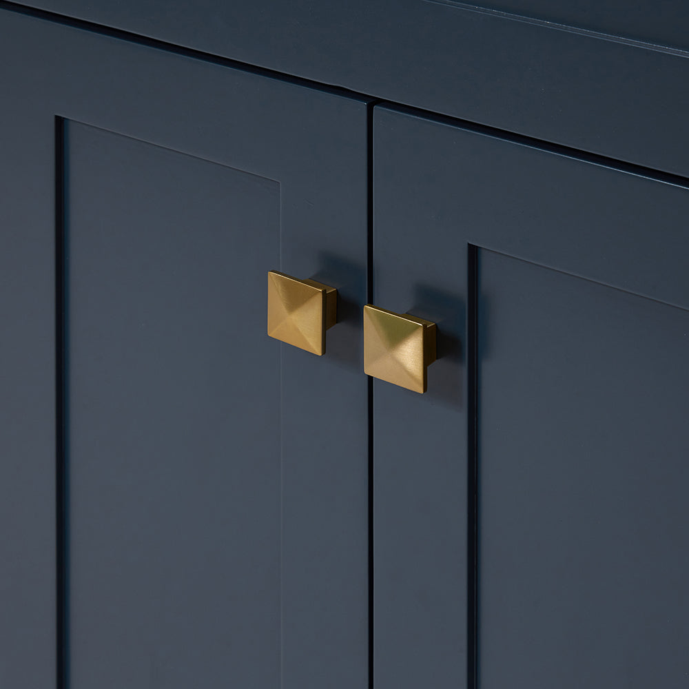 Bradford 48-inch Midnight Blue base cabinet on detail 2