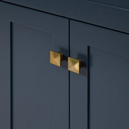 Bradford 48-inch Midnight Blue base cabinet on detail 2