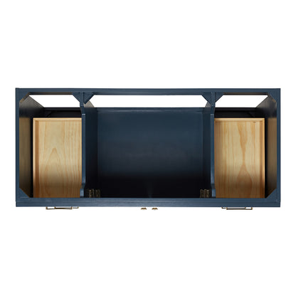 Bradford 48-Inch Midnight Blue bathroom vanity on white background – product photo 3