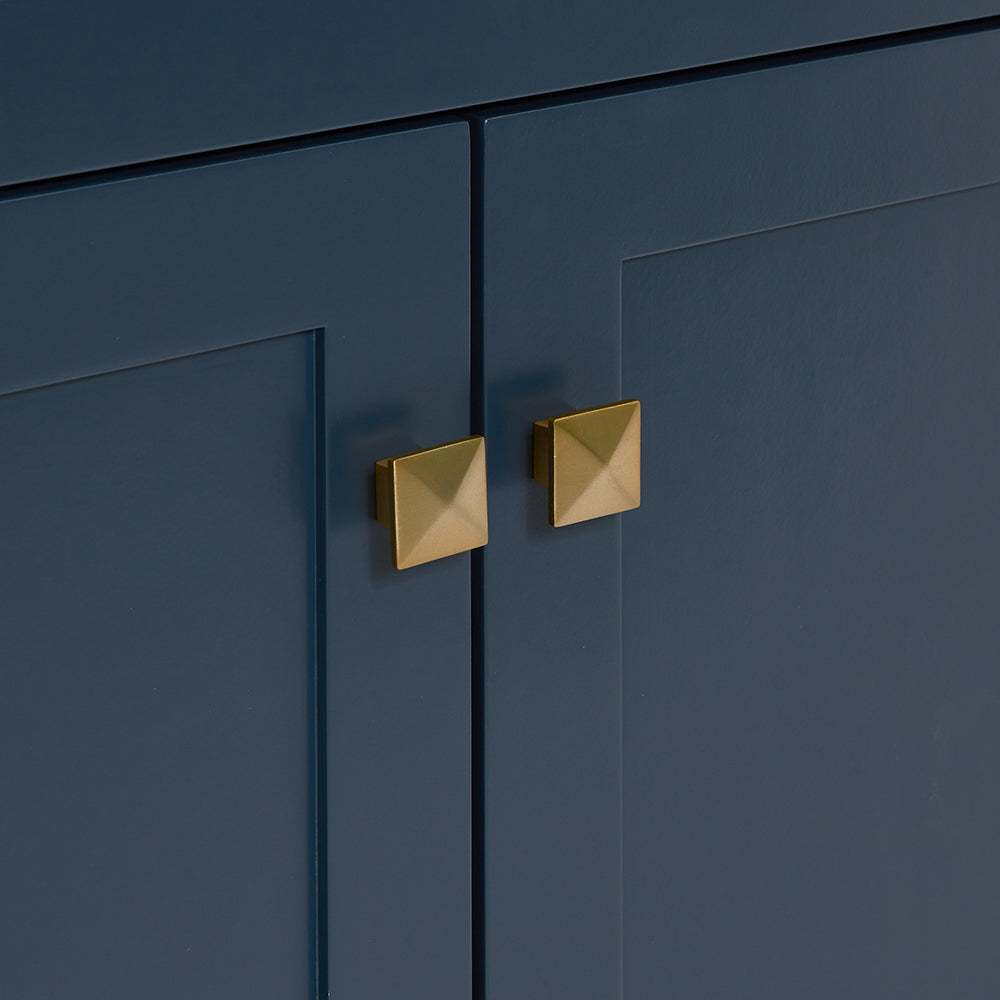 Bradford 54-inch Midnight Blue base cabinet on detail 3