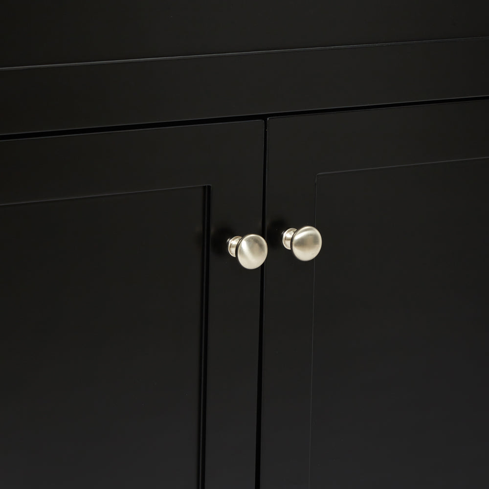 Bradford 54-inch Black base cabinet on detail 1