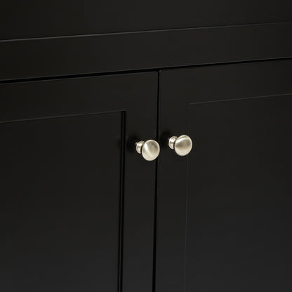 Bradford 54-inch Black base cabinet on detail 1