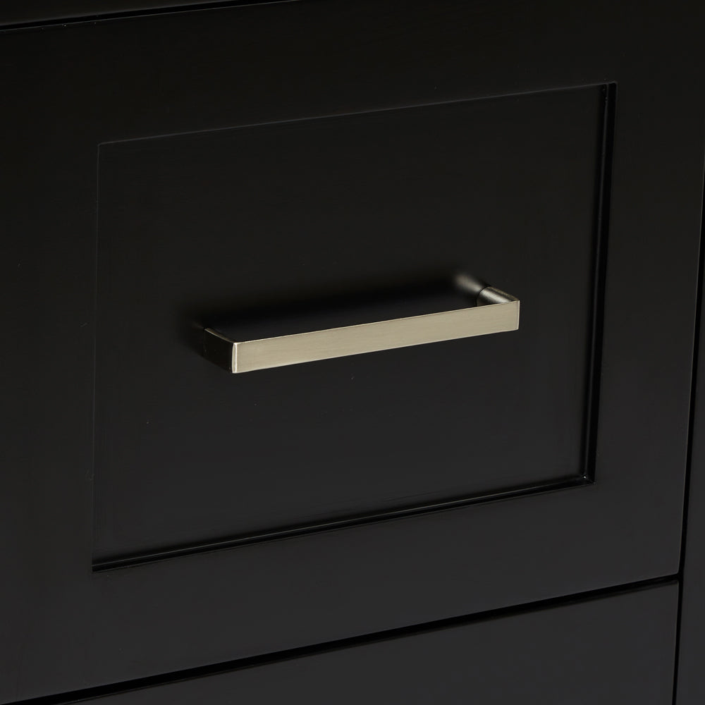 Bradford 54-inch Black base cabinet on detail 2