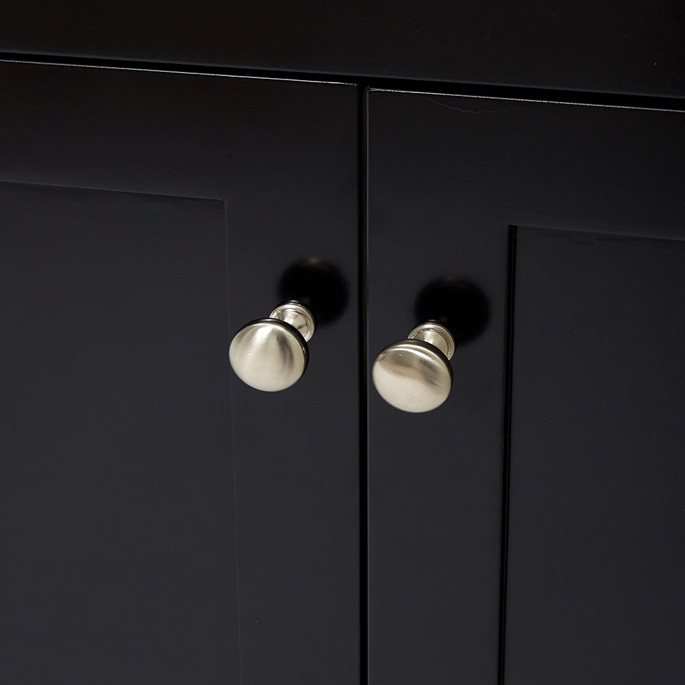 Bradford 60-inch Black base cabinet on detail 3