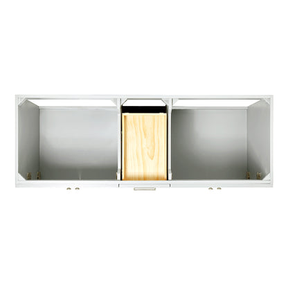 Bradford 60-inch Grey base cabinet on white back ground top down