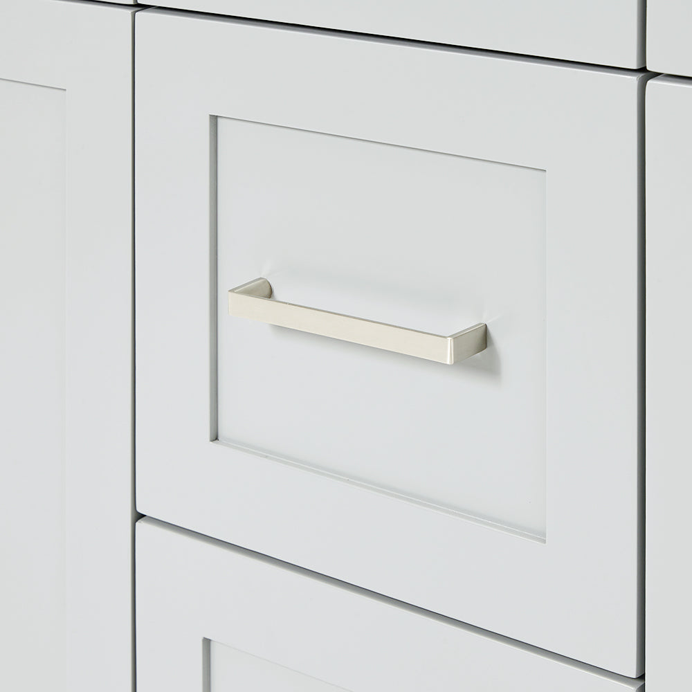 Bradford 60-inch Grey base cabinet on detail 3