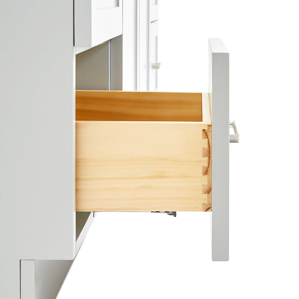 Bradford 60-inch Grey base cabinet on detail 1
