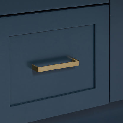 Bradford 60-inch Midnight Blue base cabinet on detail 2