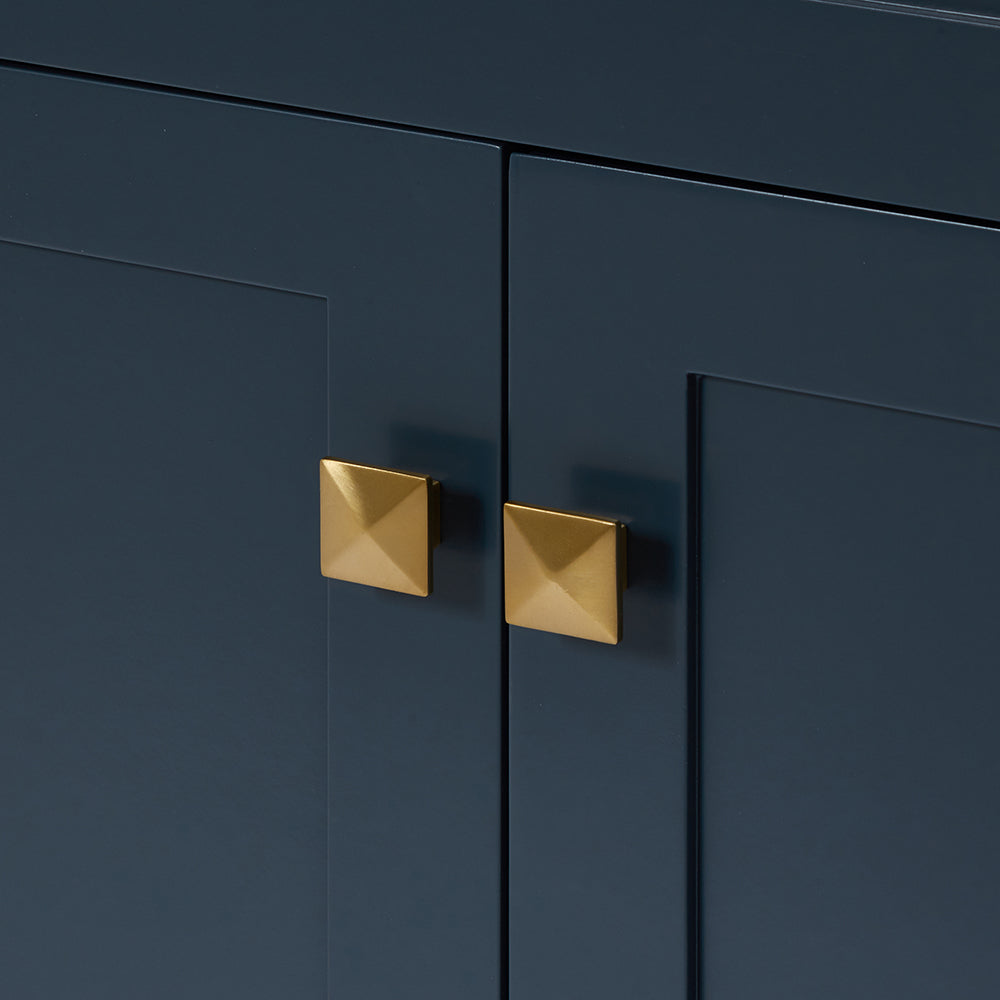 Bradford 60-inch Midnight Blue base cabinet on detail 3