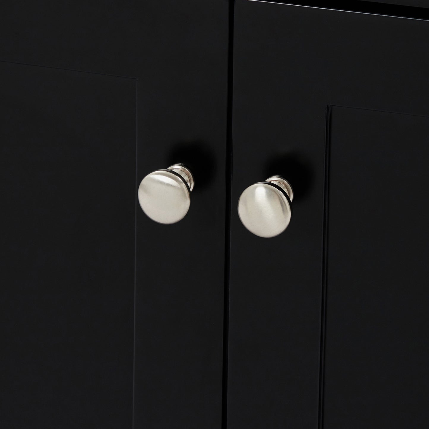 Bradford 66-inch Black base cabinet on detail 3
