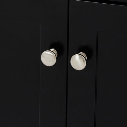 Bradford 66-inch Black base cabinet on detail 3