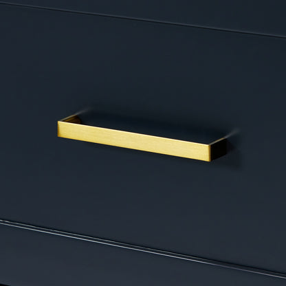 Bradford 66-inch Midnight Blue base cabinet on detail 3