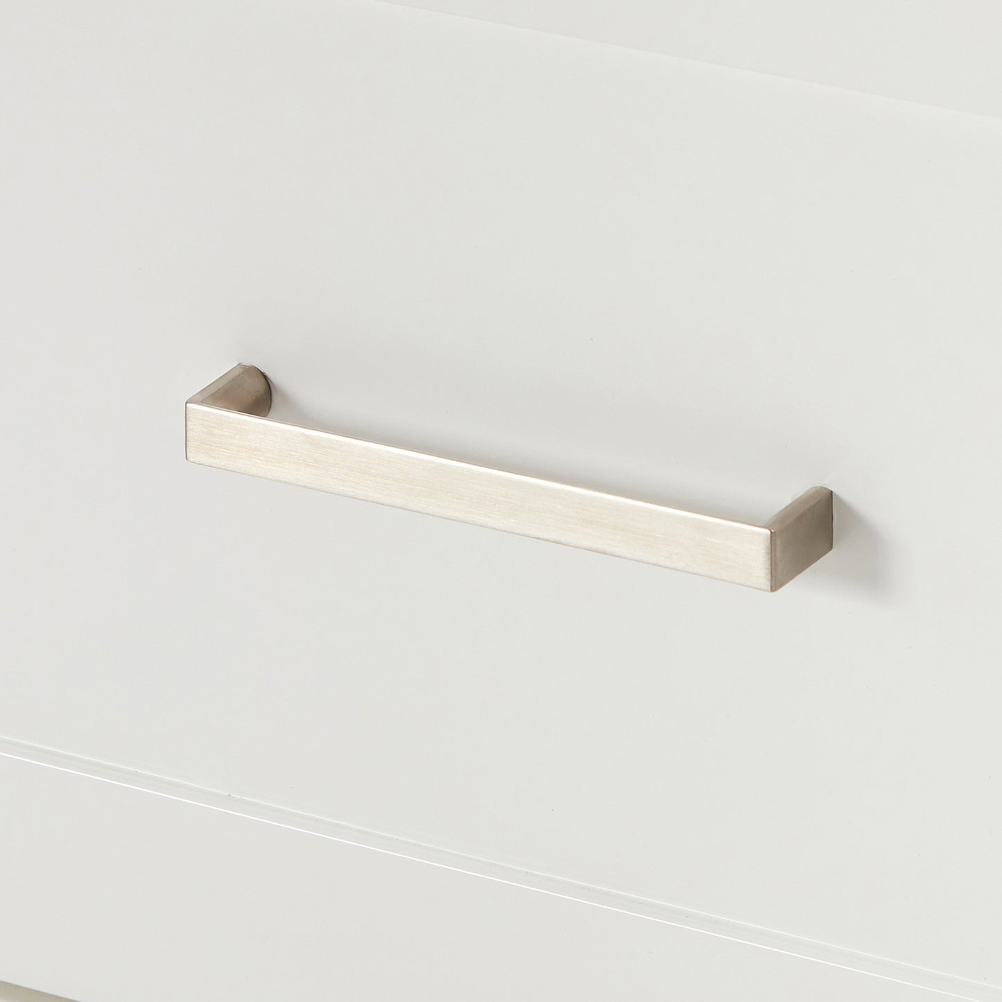 Bradford 66-inch White base cabinet on detail 2
