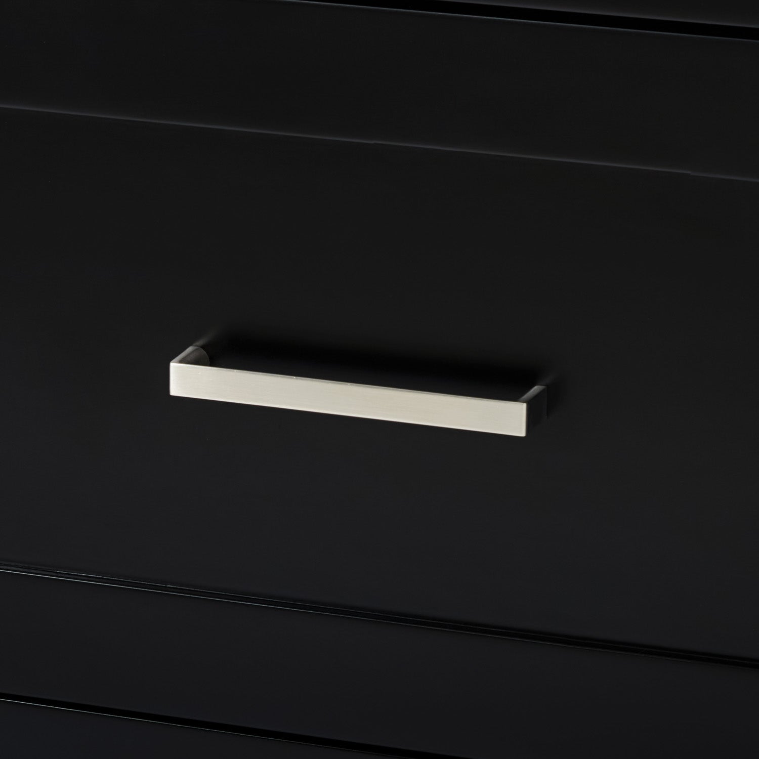 Bradford 66-inch Black base cabinet on detail 2