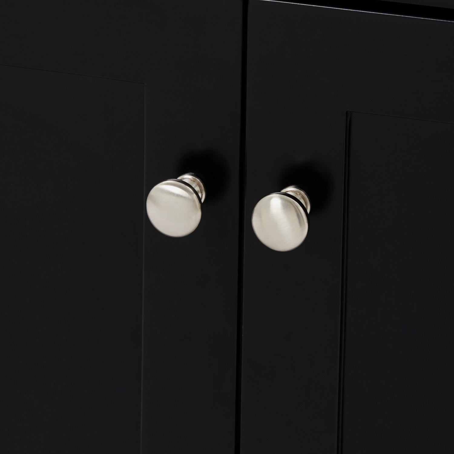 Bradford 66-inch Black base cabinet on detail 3
