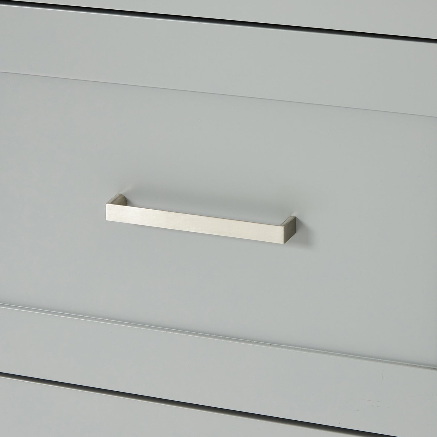 Bradford 66-inch Grey base cabinet on detail 2